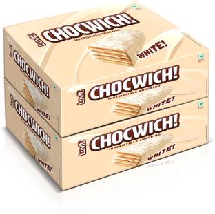 LuvIt Chocwich White with Crunchy Wafers Coated with the layers of rich White Chocolate Bars