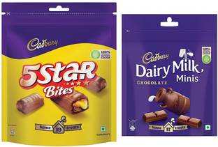 Cadbury 5 Star Chocolate & Milk Chocolate Bars