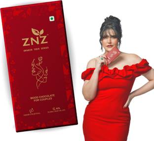 ZNZ Dark Chocolate for Couples | Mood Uplifting Chocolate for Men and Women Bars
