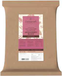 Cocoacraft 99.5% Cocoa Extra Bitter Dark Chocolate Couverture Block Bars
