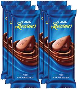LuvIt Luscious Milk Chocolate Bars | Multipack | Deliciously Smooth | Bars