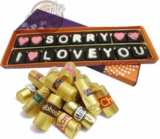 FabBites Sorry Chocolate Gift for Boyfriend, Girlfriend, Husband, Wife -Sorry Chocolate Bars