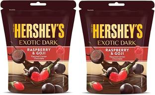 HERSHEY'S Exotic Dark Raspberry & Goji Chocolate Bars
