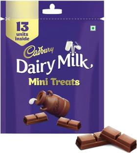 Cadbury DAIRY MILK MINI TREATS CHOTU PACK 13 UNITS IINSIDE MILKY CHOCOLATE Bars