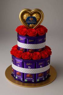 Cadbury Dairy Milk Chocolates with Ferraro heart shape Chocolates Bars