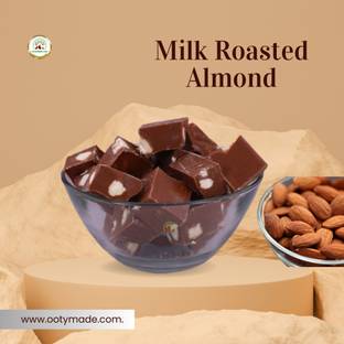 Ooty Made.Com Milk Roasted Almond Chocolates For You and Your Loved Ones Bars