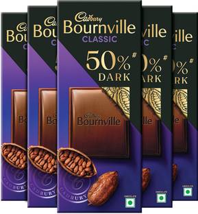 Cadbury Bournville Rich Cocoa 50% Dark Chocolate Bars