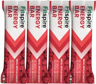 Fitspire Fit Energy Bar 35g with Redberry flavour, 100% Vegan, Made Natural Ingredients Bars