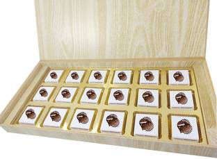 CHOCOINDIANART Very Lovely Happy Chocolate Day, 18pcs Delicious Chocolate Gift, || Truffles