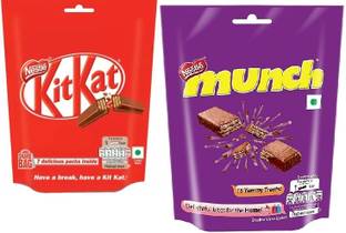 NESTLE KITKAT Finger Chocolate & Munch Chocolate Bars