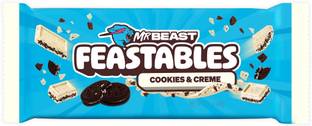 Mr Beast Feastables Cookies & Creme New Pack | White Chocolate Bars