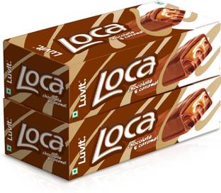 LuvIt Loca Chocolate Caramel With Nougat Bars
