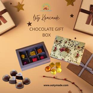 Ooty Made.Com Ultimate Chocolate Gift Box - Handmade Assorted Ooty Chocolate Gift pack Bars