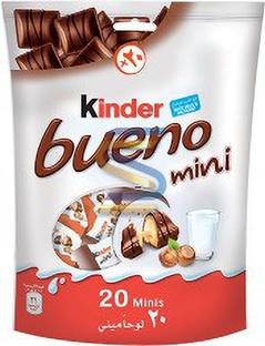 Kinder Bueno Mini With Exotic Milk & Hazelnut 20 Minis Bites