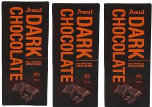 Amul Dark Chocolate- 55% Rich In Cocoa Bars