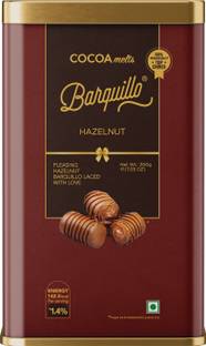 BARQUILLO Hazelnut Premium Chocolate Truffle with Pure Cocoa - Tin Pack Bites