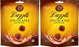 Dessertspring DAZZLS - 60G ASSORTED CHOCOLATE - PACK OF 2 Bites