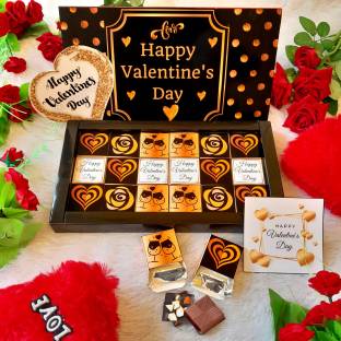 Expelite Valentine Day Chocolate And Roses Gift for Husband 18 pc Valentines Chocolate Gift Box Online Bars