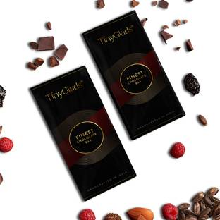 TinyGlads Mixed Seeds Dark Chocolate Bar - Duo Pack (2 x 80 grams ) Truffles