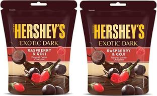 HERSHEY'S Exotic Dark Raspberry Goji Chocolate Bars