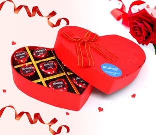 Midiron Chocolate Gift Box For Valentine's Day, Birthday, Anniversary and all Occasion, Chocolate Gift, chocolates gift box for birthday boyfriend, Girlfriend, Husband, Wife, Sister, Brother (IZ21GB6Choco10-01) Fudges