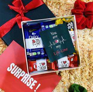 OddClick You Are My Life You Complete Me Surprise Chocolate Gifts Box Combo Pack Combo