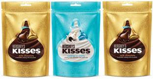 HERSHEY'S Kisses Milk Chocolate & Kisses Cookies N Creme Fudges
