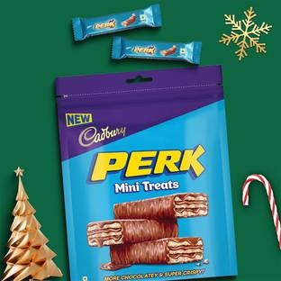 Cadbury Perk Mini Treats Chocolate Coated Wafers Bars