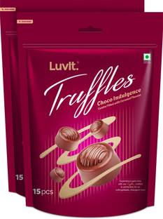 LuvIt Truffles Choco Indulgence | Caramel Filled Chocolate | Decadent Treat | Truffles