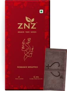 ZNZ Dark Chocolate for Couples | Mood Uplifting Chocolate for Men and Women Bars