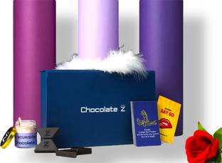 Chocolate Z Bliss Box|Dark Chocolate for couples | Best Gift Box for |Midnight Romance Kit Bars