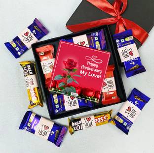 OddClick Unique Happy Anniversary My Love gift Chocolate Gifts Box Combo Pack Combo