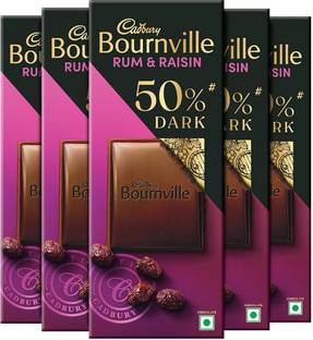 Cadbury Bournville Bournville Rum & Raisin 50% Dark Chocolate Bars