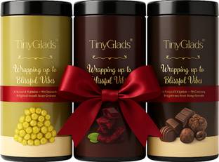 TinyGlads Assorted Chocolate Jars | Gourmet Truffles , Crunchy Almond Treats | Truffles, Bites