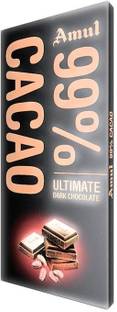Amul 99% CACAO ULTIMATE DARK CHOCOLATE SUPER DELICIOUS Bars