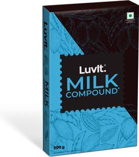 LuvIt Cocoa Crush - Milk Compound Bar | Perfect for Baking, Frosting, Chocolate Making Bars