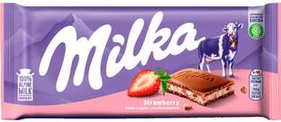 milka Strawberry Bars