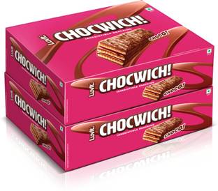 LuvIt Chocwich Brown Crispy Wafer Chocolates | Crunchy & Delicious | Bars