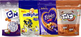 Mulberry foods Mulberry Coconut Milk Imli Choco Standy Zipper Pouch Combo Pack 516g Bites