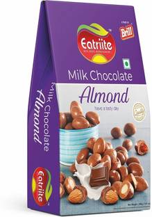 Eatriite Almond Milk Chocolate (Milk-chocolate coated whole badam) Bites