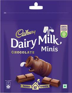Cadbury Dairy Milk Chocolate Home Treats, Pack of 1 Mini Chocolate Bars