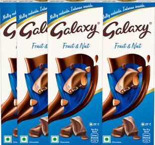 GALAXY Fruit & Nut Chocolate Bar Loaded With Raisins and Almonds Bars
