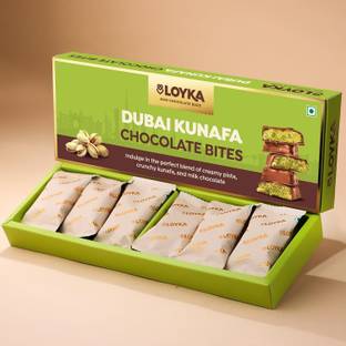 loyka Dubai Kunafa Milk Chocolate Bites