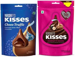 HERSHEY'S KISSES CHOCO TRUFFLE CHOCLATE & KISSES HAZELNUT N COOKIES Truffles