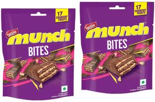 NESTLE Munch Chocolate Coated Crunchy Wafer Share BAG Bars