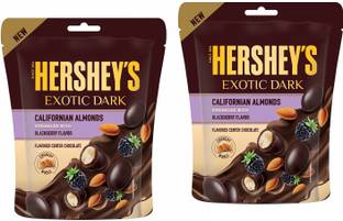 HERSHEY'S Exotic Dark Californian Almonds Sprinkled with BlackBerry Flavor Truffles