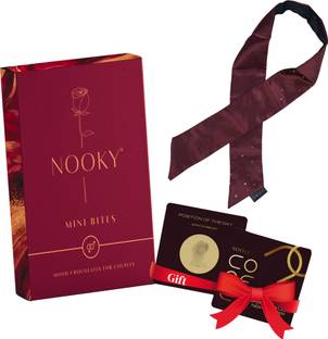 Nooky Mini Bites (20g) & Blindfold Combo | Vegan | 2 Chocolates + Free Card Bars