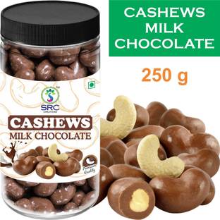 SRC Creations Cashews Milk Chocolate | Chocolate covered roasted Cashew Caramels
