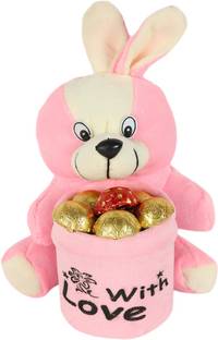 Choco charms CUTE 2 IN 1 RABBIT WITH PEN STAND I CHOCOLATE GIFT Bars