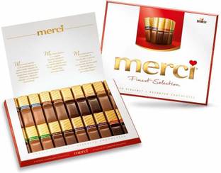 storck MERCI FINEST SELECTION ASSORTED EUROPEAN CHOCOLATE Bites